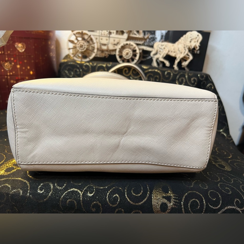 Coach 2014 Madison Ivory Saffiano Mini North/South Tote - Picture 14 of 16